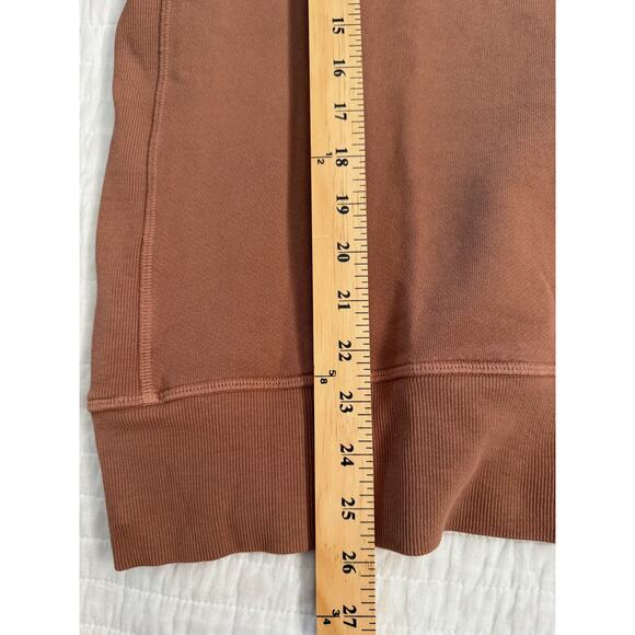 AE77 Sweatshirt Mens Large Brown Crewneck Pullover A.Eagle 100% Cotton USA New - Picture 7 of 7